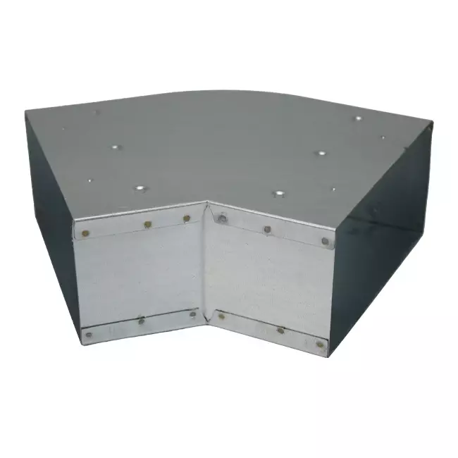 Böj 45 grader 170x80 mm horisontellt för kanalisation
