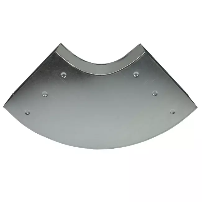Böj 90 grader 170x80 mm horisontellt för kanalisation