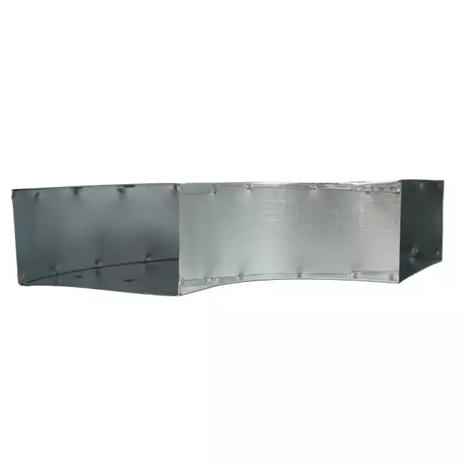 Böj 90 grader 170x80 mm horisontellt för kanalisation