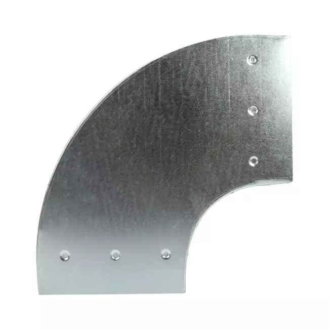 Böj 90 grader 170x80 mm horisontellt för kanalisation