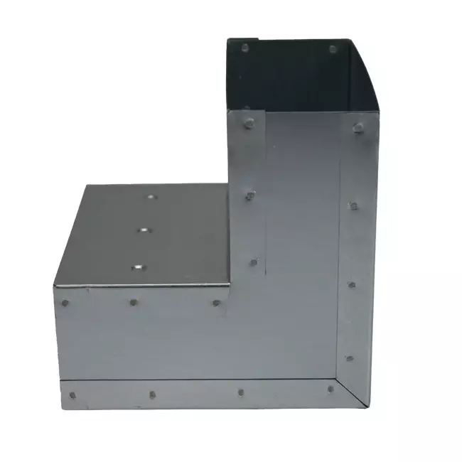 Böj 90 grader 170x80 mm vertikalt för gjutränna