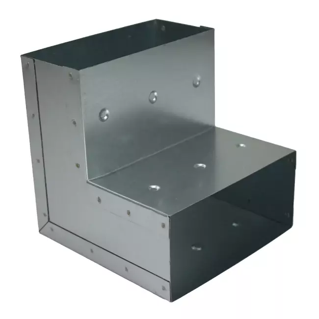 Böj 90 grader 170x80 mm vertikalt för gjutränna