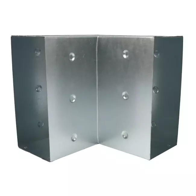 Böj 90 grader 170x80 mm vertikalt för gjutränna