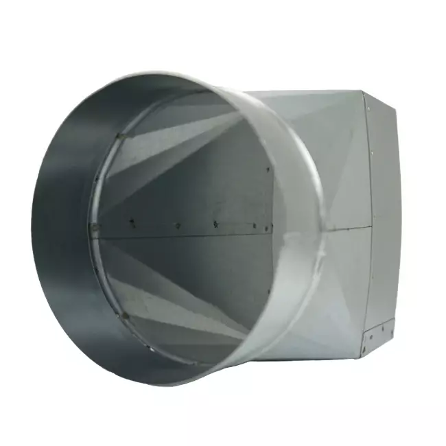 Adapter 170x80 mm till diameter 150 mm för kanalisation