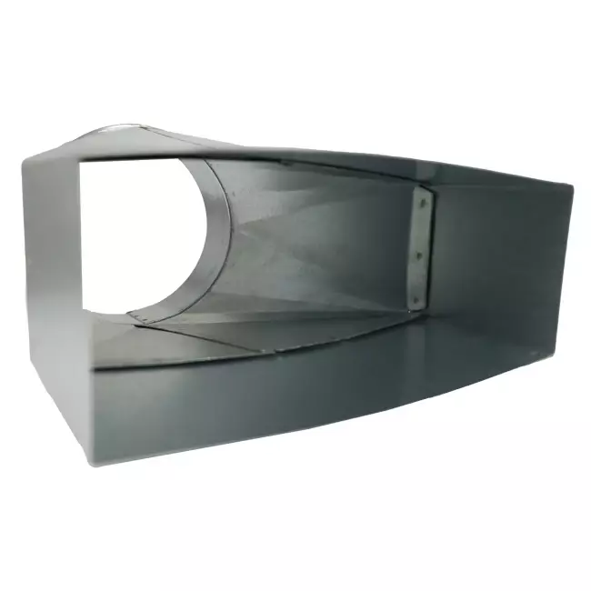 Adapter 170x80 mm till diameter 150 mm för kanalisation