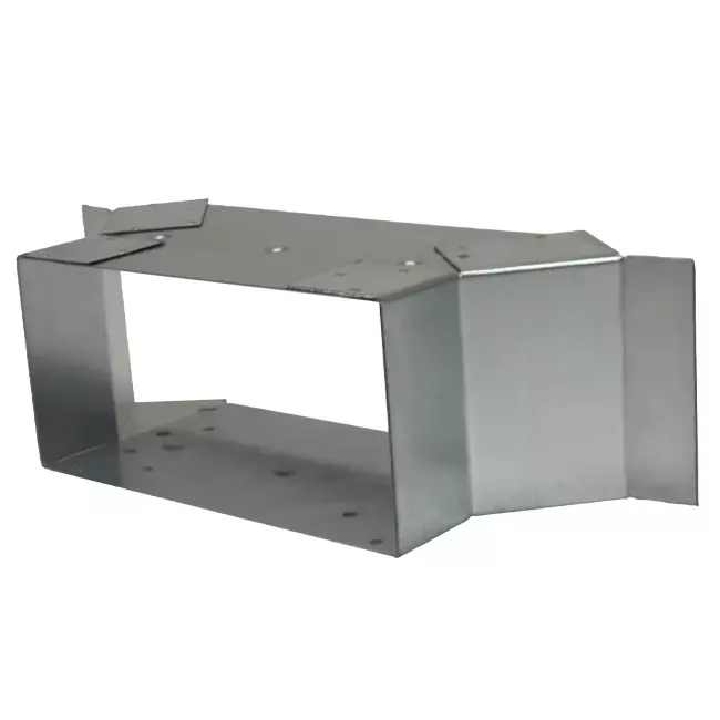 Sidoanslutning 170x80 mm för rektangulära kanaler