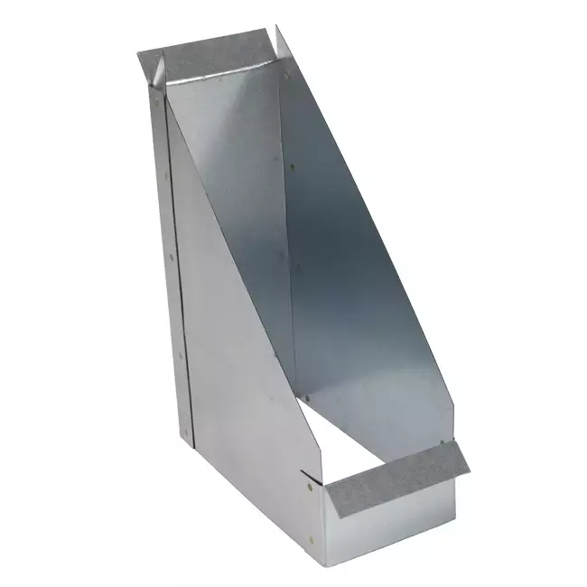 Sidoanslutning 170x80 mm 45 grader för rektangulär insugningskanal
