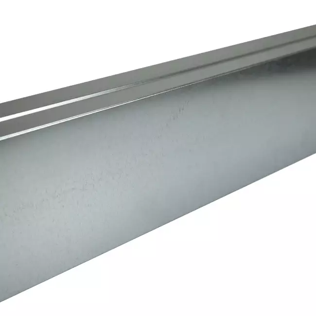 Galvaniserad ingjuten kanal 170x80 mm efter längd 1500 mm
