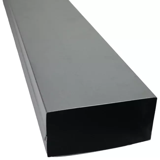 Galvaniserad ingjuten kanal 170x80 mm efter längd 1500 mm
