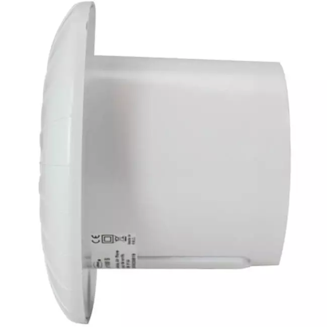 Badrumsfläkt Ø 100 mm vit – aRid 100 BB HS