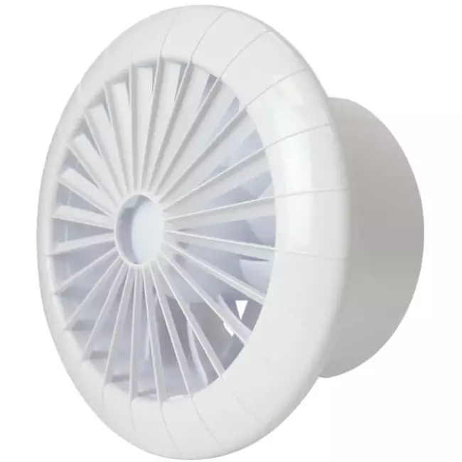 Badrumsfläkt Ø 150 mm vit – aRid 150 BB TS