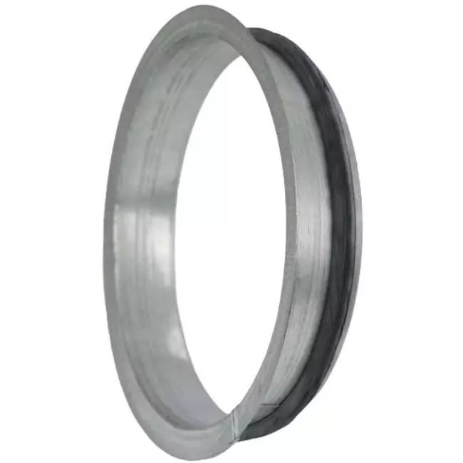 Platt förbindningsstycke / hylsa Ø 80 mm (90°) - Galvaniserad