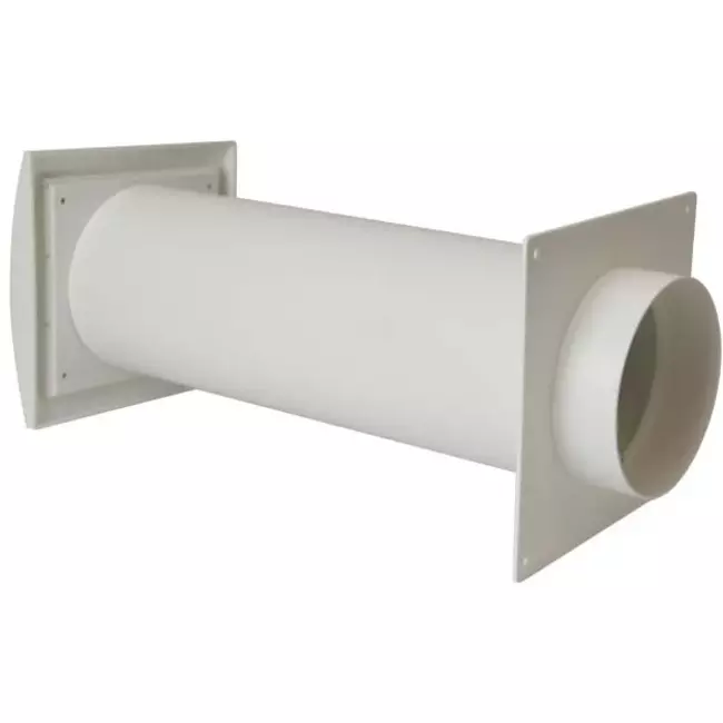 Fasadventil SPK4 Ø 125 mm med rörliga lameller
