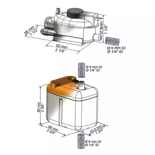 Sauermann Mini kondensatvattenpump 30l/h