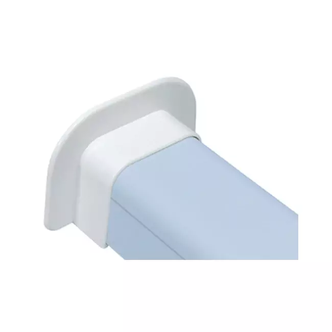 Climaplus väggrosett för luftkonditioneringskanal 70x55mm RAL 9010 VIT