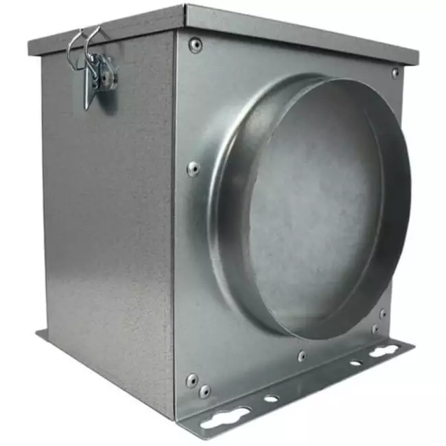 Ruck luftfilterbox med filter av fibermatta Ø 125 (FV 125)