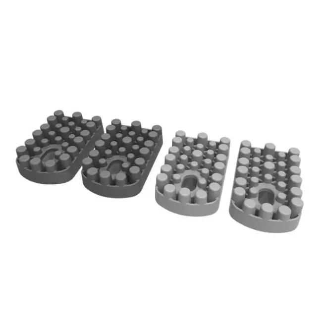 Vibrationssats 14PLUS: 2 mjuka & 2 hårda dämpare upp till 100 kG