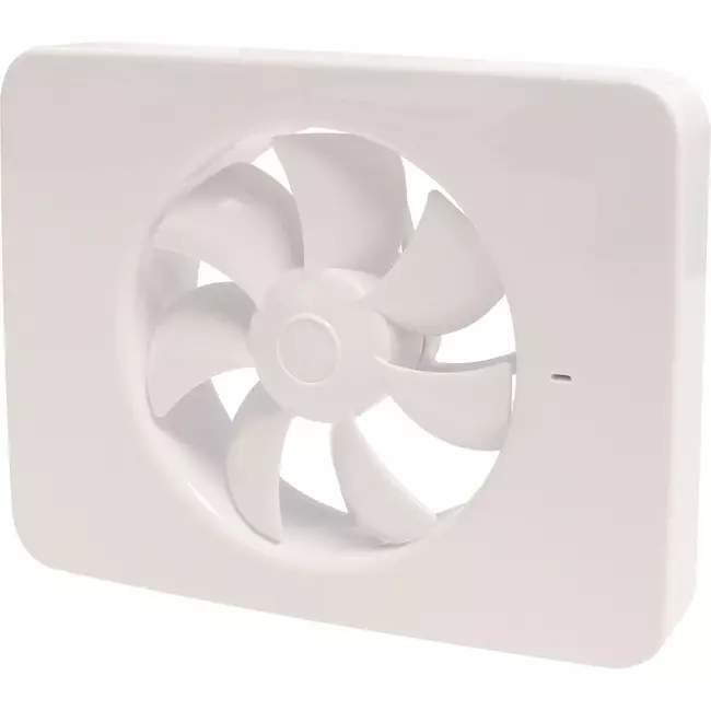 Vent-Axia Lo-Carbon iQ platte design badrumsfläkt Ø 100 - 125