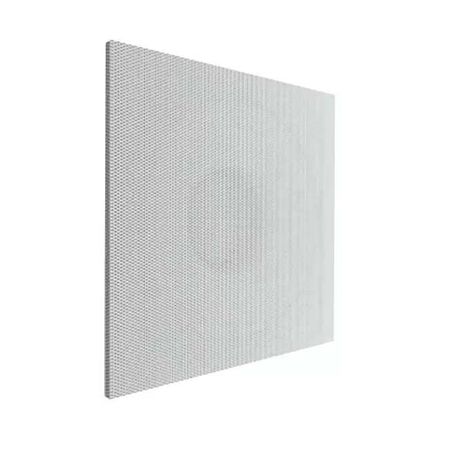 Perforerad takdiffusor för tillförsel 594x594 – oisolerat plenum anslutning på sidan – diameter 125 mm