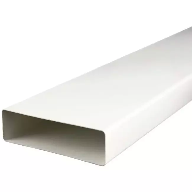 Rektangulär ventilationskanal av plast, längd 220x90 = 0,5 meter - K29-0,5