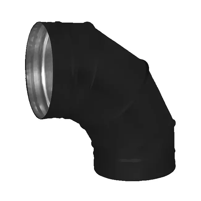 Spiralböj 250 mm 90 graden (sendzimirförzinkat) RAL9005