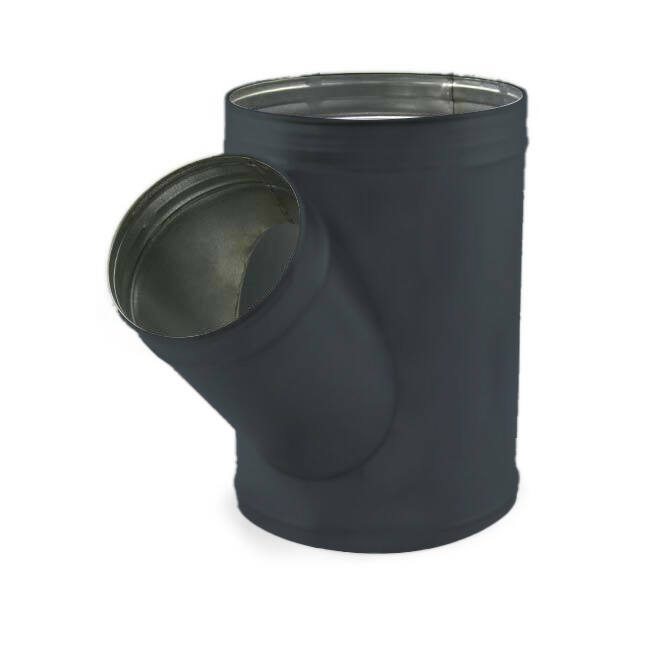 T-stycke i spiral, diameter 315 mm - 125 mm (45 grader) (sendzimirförzinkat) RAL7016