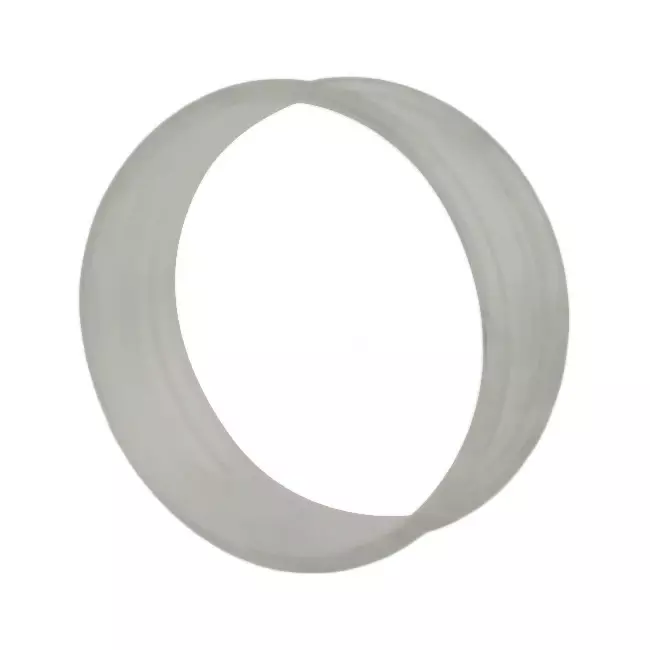 Spiralformat anslutningsstycke till rör 125 mm (sendzimirförzinkat) RAL7035