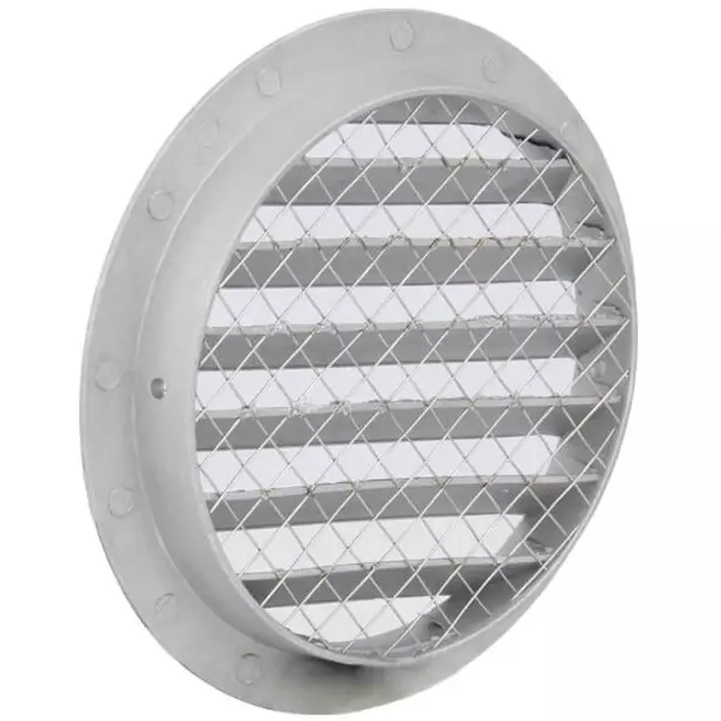 Yttergaller av aluminium – Ø 80 mm – DSAV10080