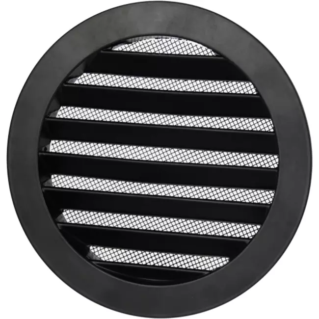 Yttergaller av aluminium diameter 80 – SVART