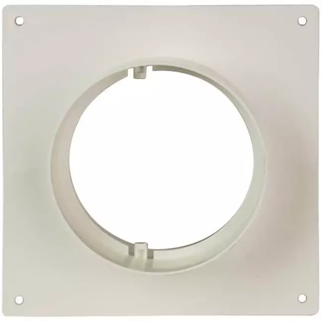 Rund väggplatta av plast, diameter: 125 mm - AFS125