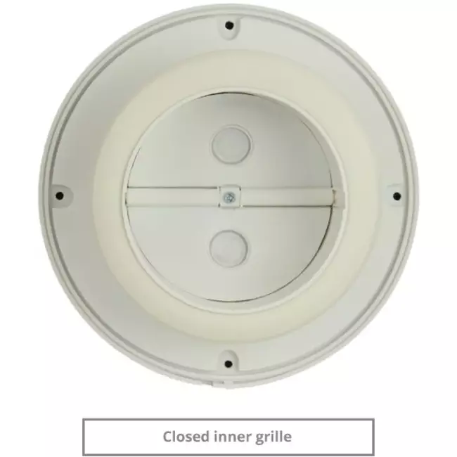 Isolerad fasadventil för naturlig ventilation Ø 100 mm SPK2-100