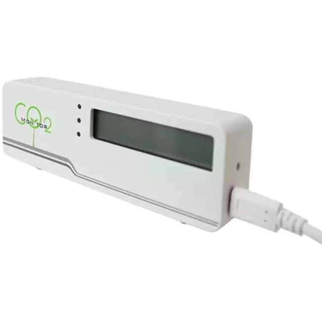 CO2-mätare – Air Indicator Compact med temperaturvisning + stickkontakt