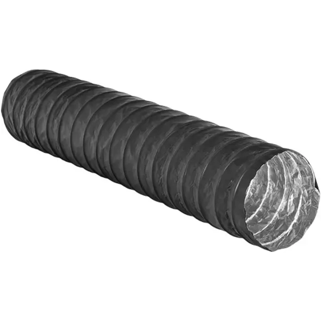Combidec-ventilationsslang i aluminium med ytskikt av polyester, svart Ø 315 mm (10 m)
