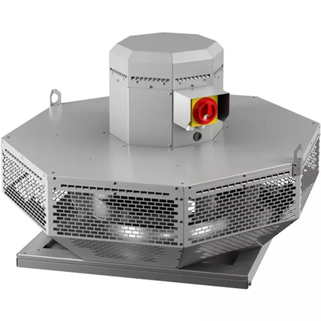 Takfläkt horisontell av metall - DHL 500 D4 RK 01