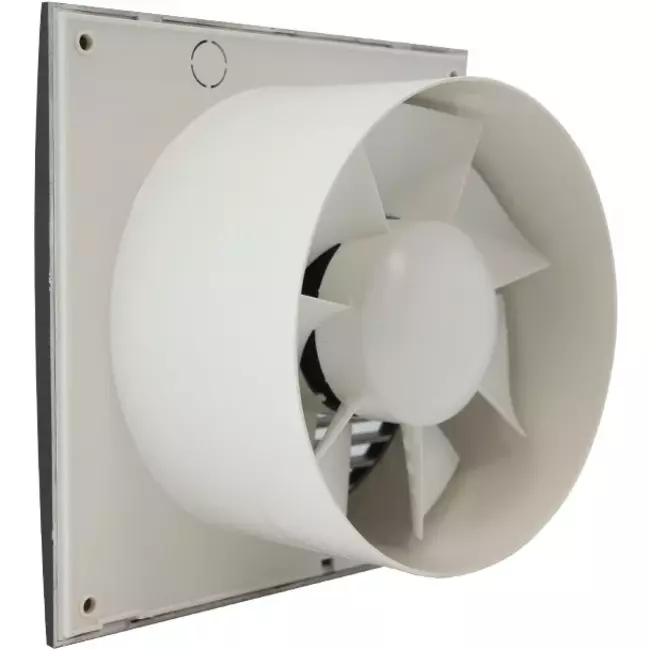 Badrumsfläkt Ø 100 mm antracit med timer - standard EE100TA