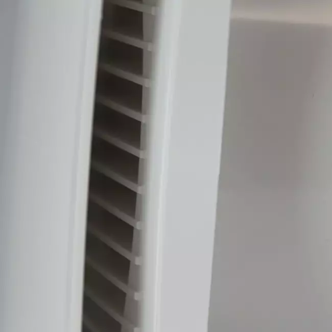 Badrumsfläkt Ø 100 mm vit med timer och fuktighetssensor - design EET100HT
