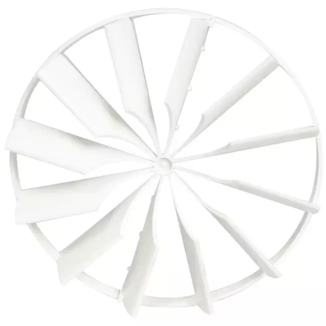 Backspjäll i plast: diameter 100 mm EEV100