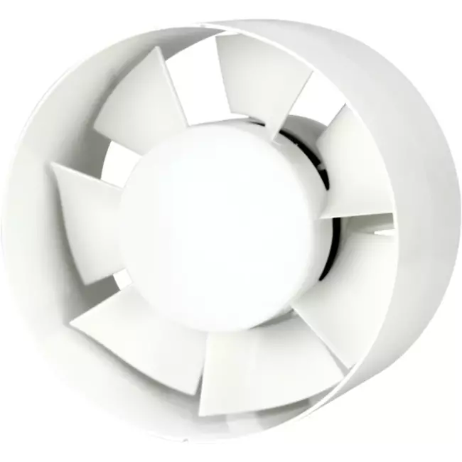 Kanalfläkt i plast diameter 150 mm med timer - EK150T