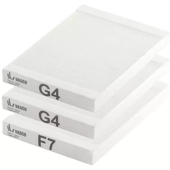 Vasco DX FTX filteruppsättning G4/G4/F7