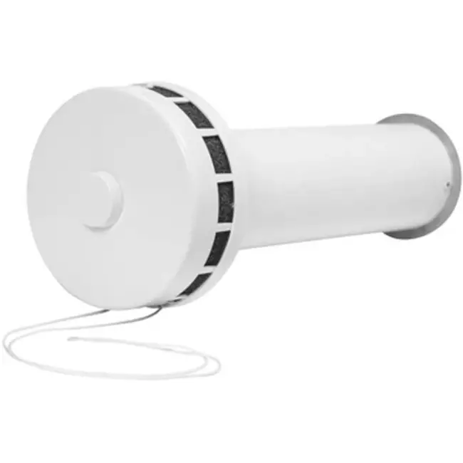 Isolerad fasadventil för naturlig ventilation Ø 100 mm SPK2-100