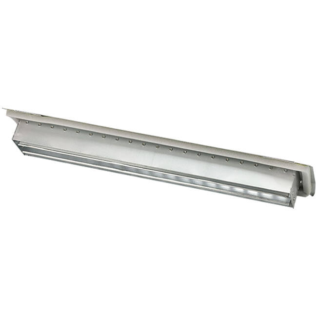 ClimaConnect kanalgaller, dubbelt justerbart, 525 x 125 mm, för rör 315–900 mm – obelagt