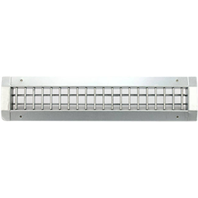 ClimaConnect kanalgaller, dubbelt justerbart, 525 x 125 mm, för rör 315–900 mm – obelagt