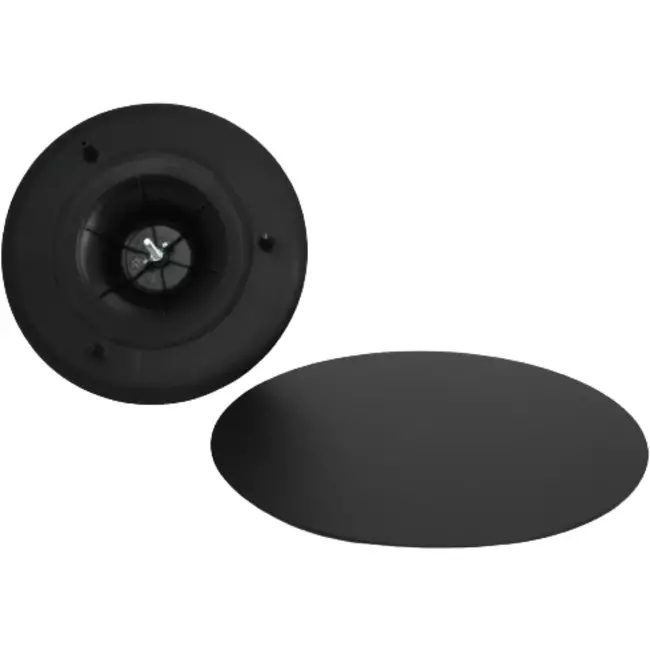 Imaginair RLV-ventil stor Ø 125 mm - monteringsfjädrar + ring - svart