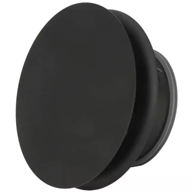 Imaginär RLV-ventil Ø 125 mm - monteringsfjädrar + ring - svart