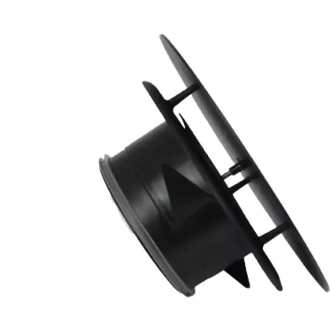 Imaginair RLV-ventil stor Ø 125 mm - monteringsfjädrar + ring - svart