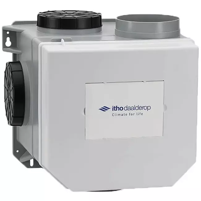 Itho Daalderop CVE-S ECO Optima Inside High Performance HP 415 m³/h + fuktsensor + CO2-sensor - perilexkontakt