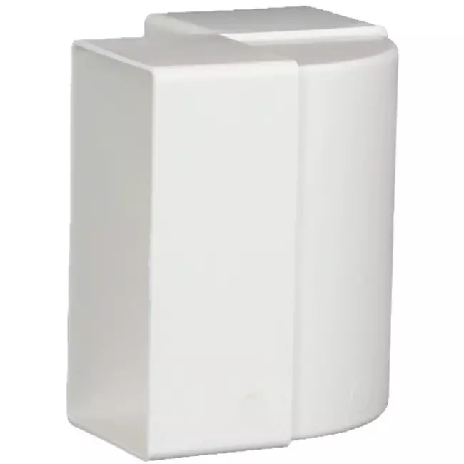 Rektangulär böj av plast vertikal 90° 110x55 - KLV.