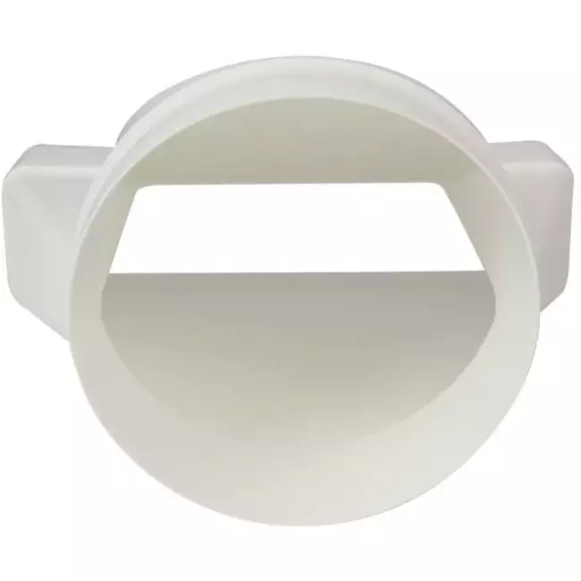 Rektangulär reducerare av plast Ø 125 mm - 220X55 mm - KSD25-125