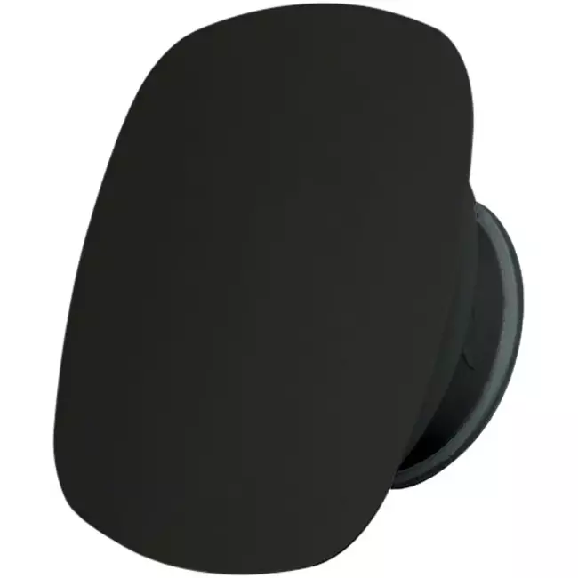 Imaginair RLV-ventil kvadrat Ø 125 mm - monteringsfjädrar + ring - svart