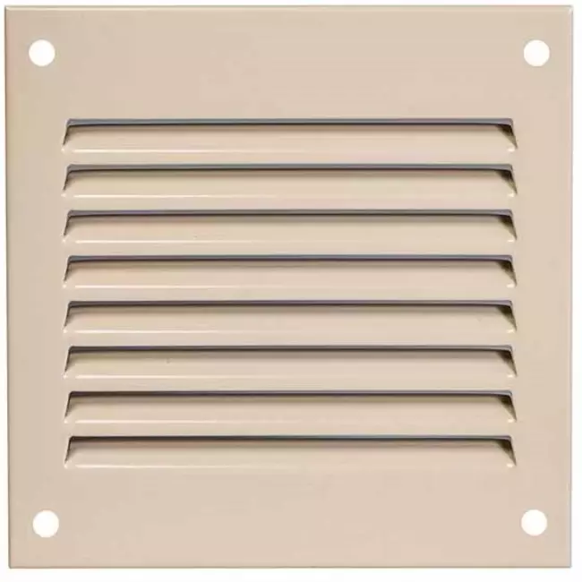 Metallgaller 100x100 mm beige - MR1010Y